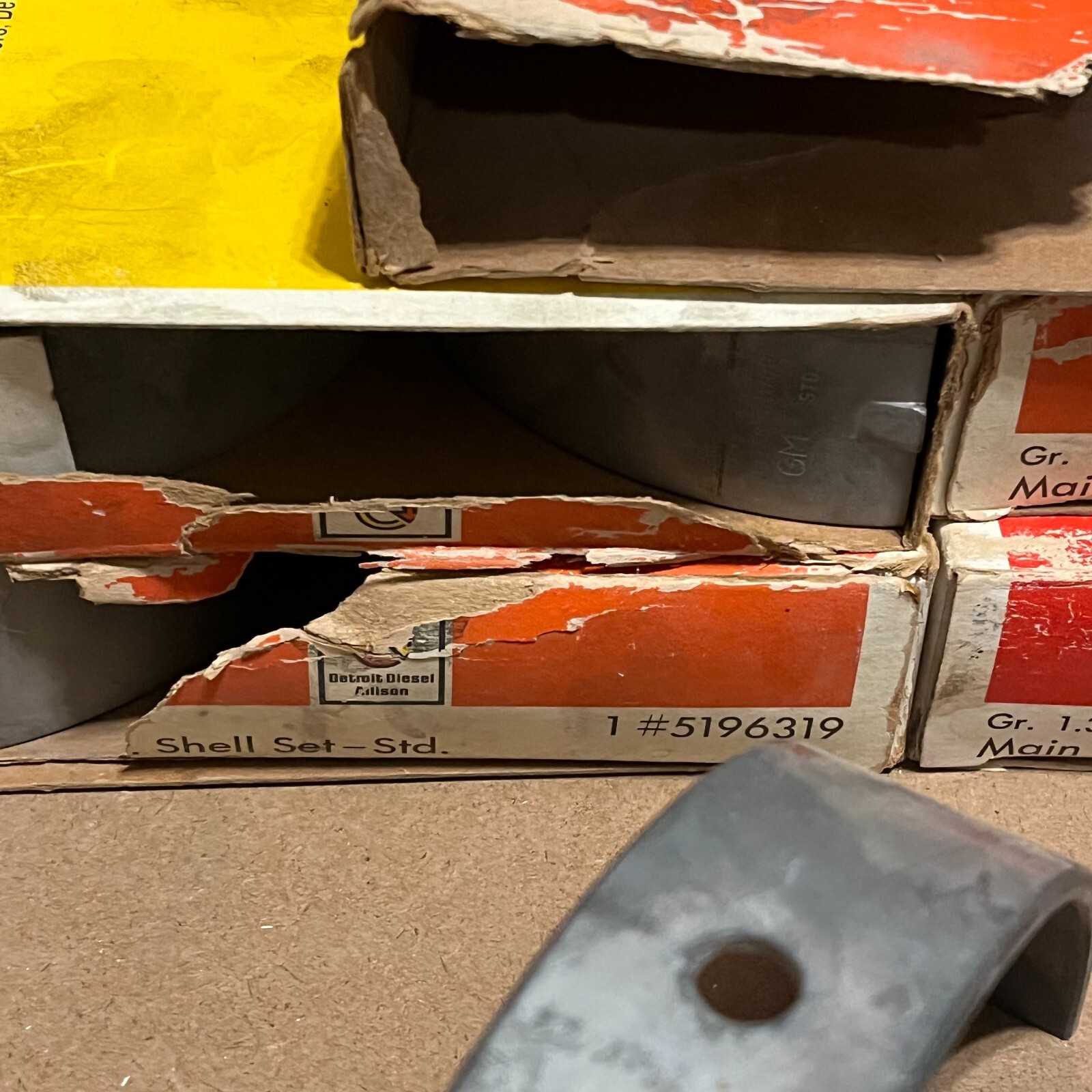 NOS OEM Detroit Diesel 5196319 MAIN BEARING SHELL 5 SETS NIB 5149556 5125240