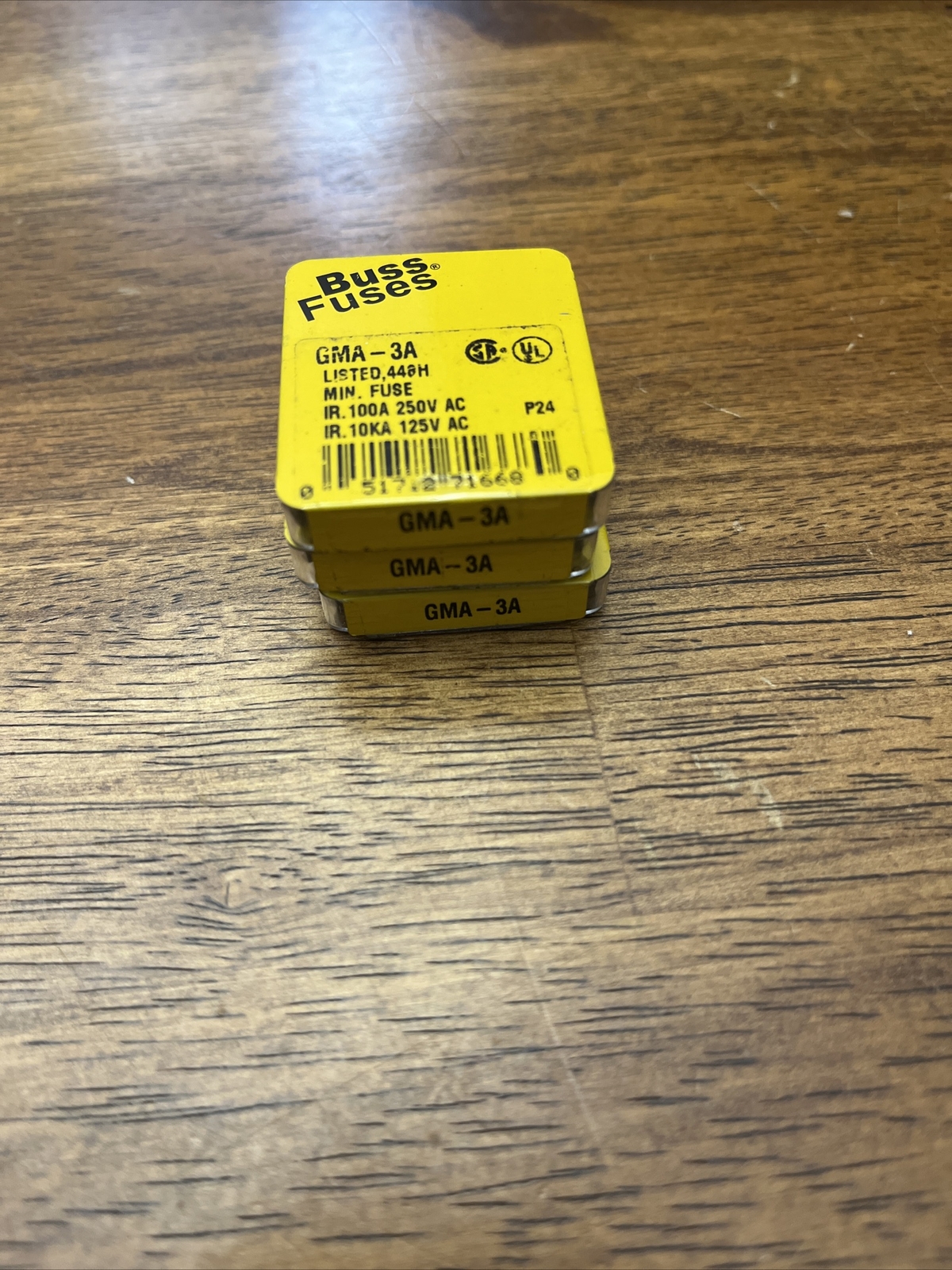 Lot Of 15 Bussmann GMA-3A Buss Fuse 3A 250V GMA3A 3 Packs Of 5