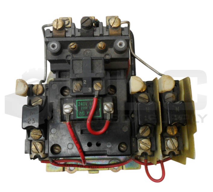 ALLEN BRADLEY 709-BOA103 /K STARTER CONTACTOR 575V 10HP W/ 71A83 COIL *READ*