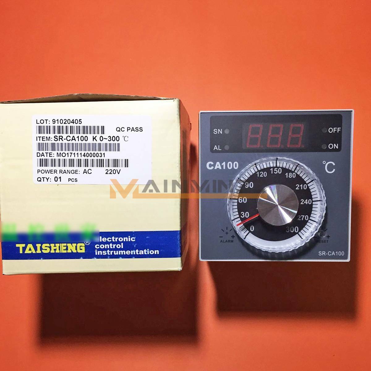 ONE New TAISHENG SR-CA100 K 0-300℃ AC220V Temperature Controller