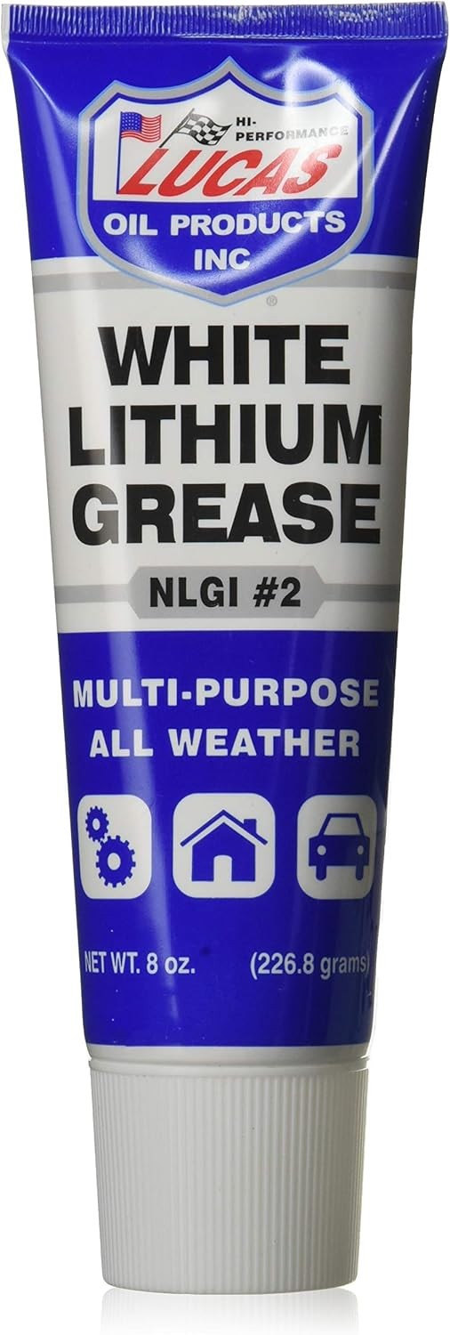 Lucas Oil 10533 White Lithium Grease – 8 oz. Squeeze Tube