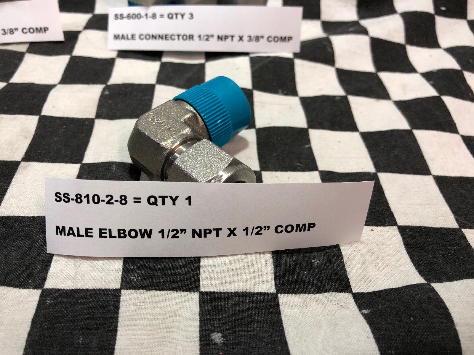 LOTOF15 Swagelok SS-400-1-4, SS-600-1-2, SS-600-1-8, SS-600-2-4, SS-810-2-8 #R20