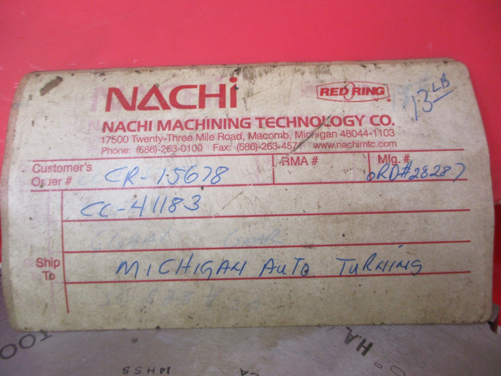 New Open Box Nachi LY-102474 NP 8 NPA 20 HA 12 DEG 67 Teeth 53540FM