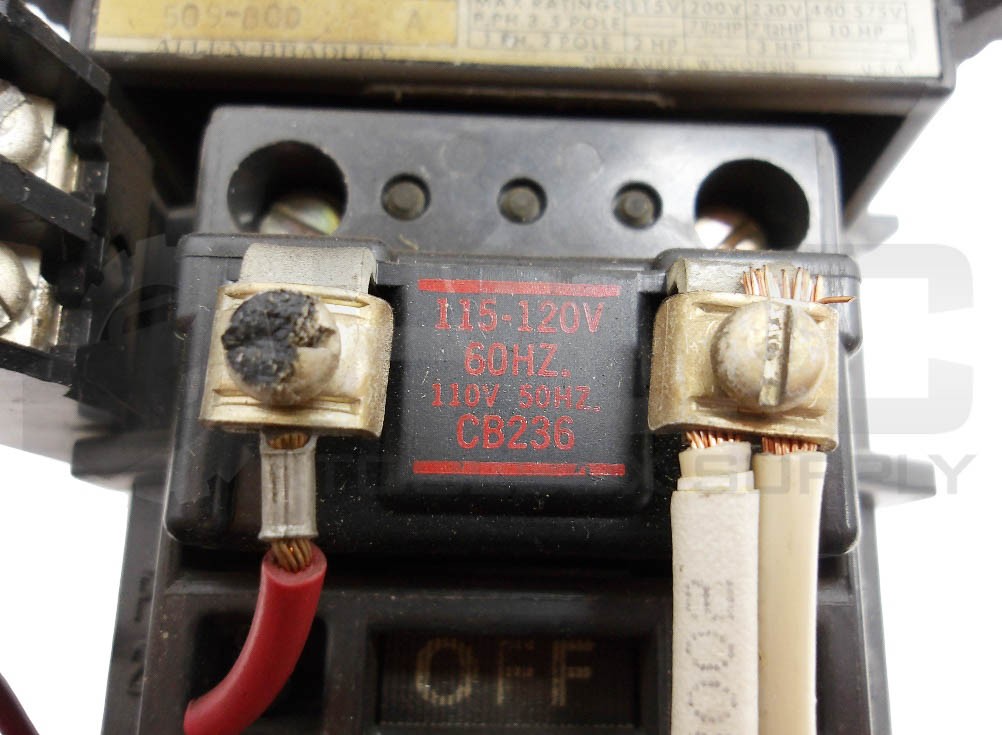 ALLEN BRADLEY 509-B0D /A / CB236 W/ 42185-800-01 W/ 595-A /B