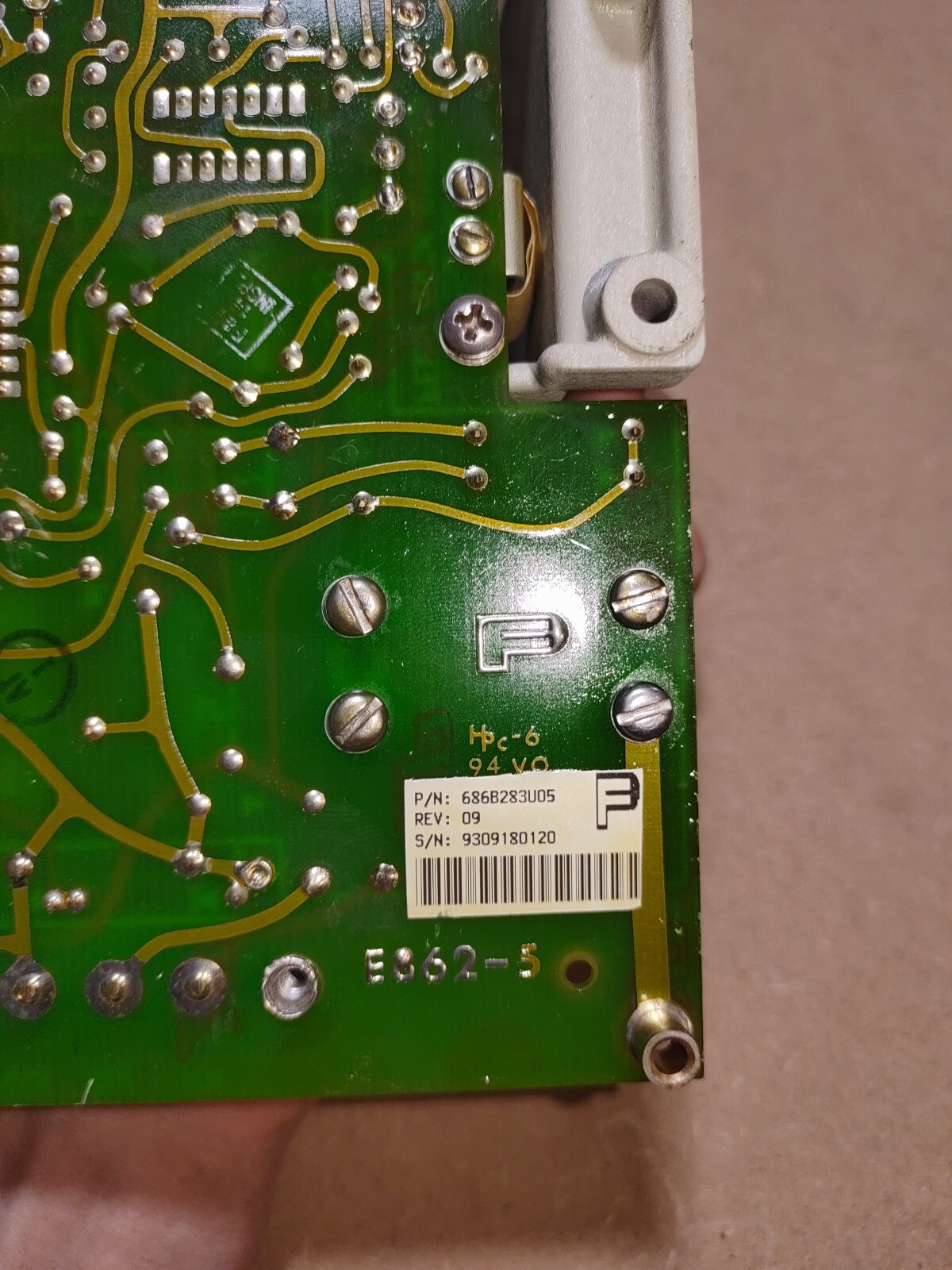 Fischer & Porter 686b283u05 Power Board =New/Lightly Used=