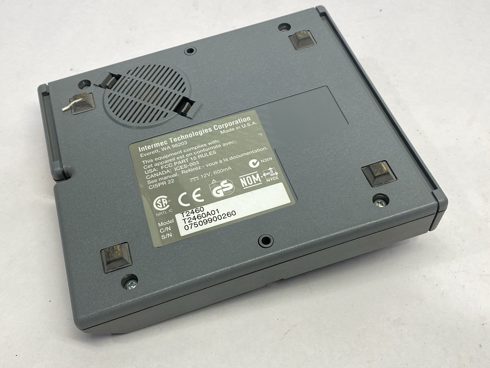 Intermec T2460 Stationary Data Entry Terminal