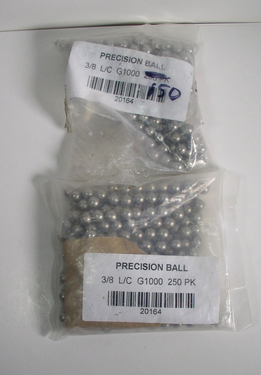400X Precision Ball Bearing 3/8″ L/C G1000 Steel 20164