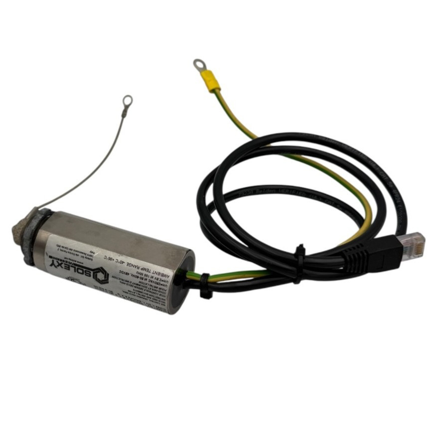 SOLEXY BAF3A0101N0040 Ethernet Barrier 40″ CAT5e Cable M12 D-Code RJ45 Hazardous