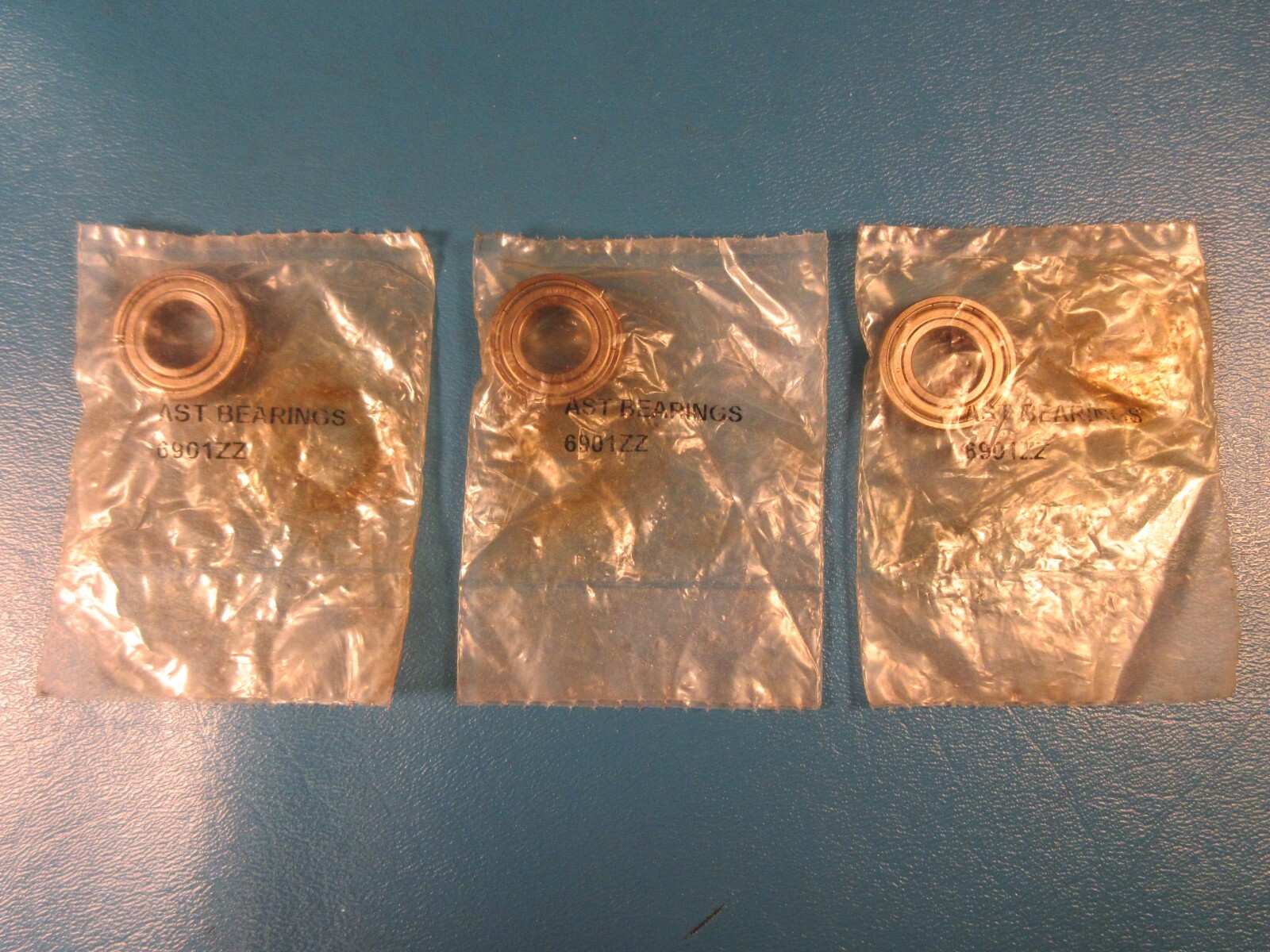 LOT of 3 ASI 6901 ZZ, JAPAN Radial/Deep Groove Ball Bearing