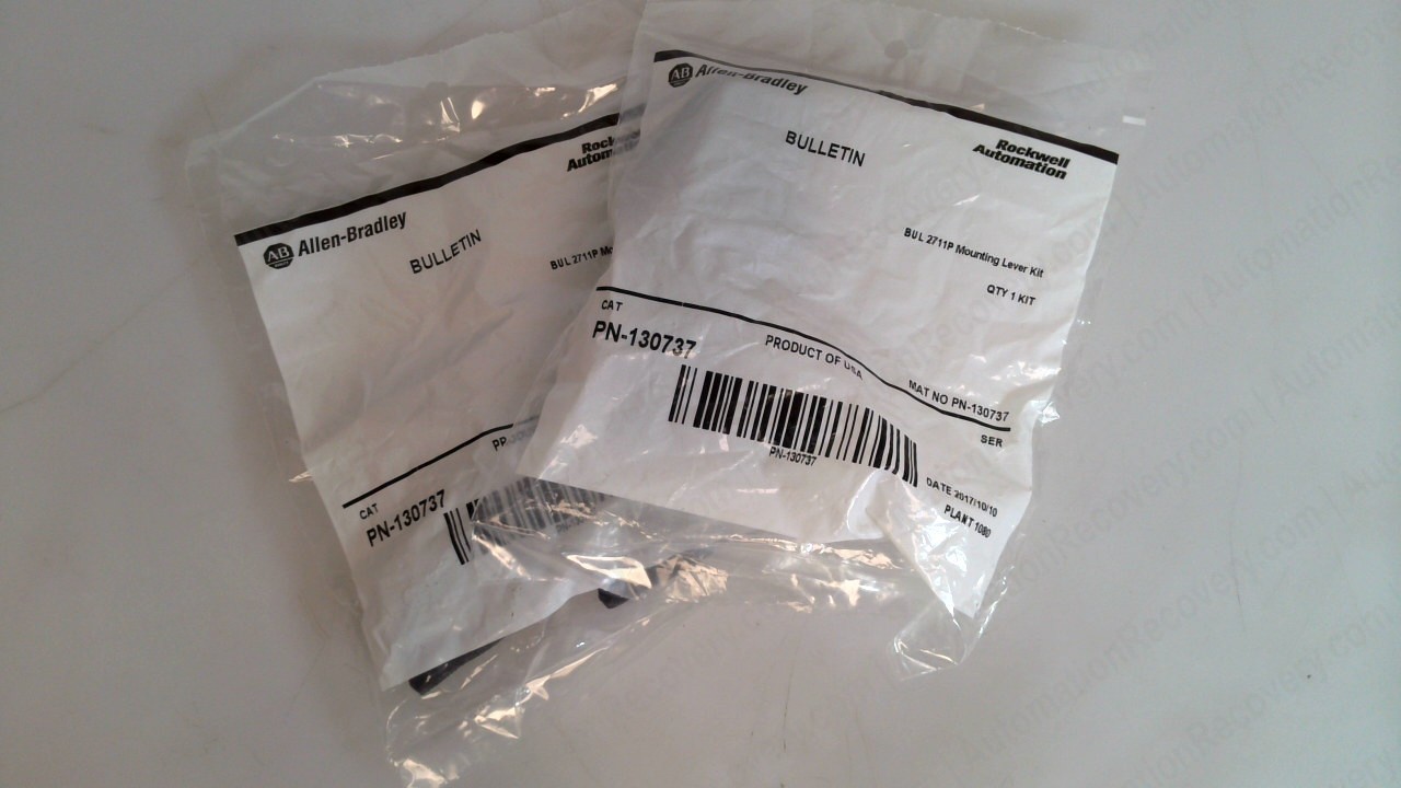 ALLEN BRADLEY PN-130737, BUL2711P MOUNTING LEVER 4 PIECE KIT, NEW #348006