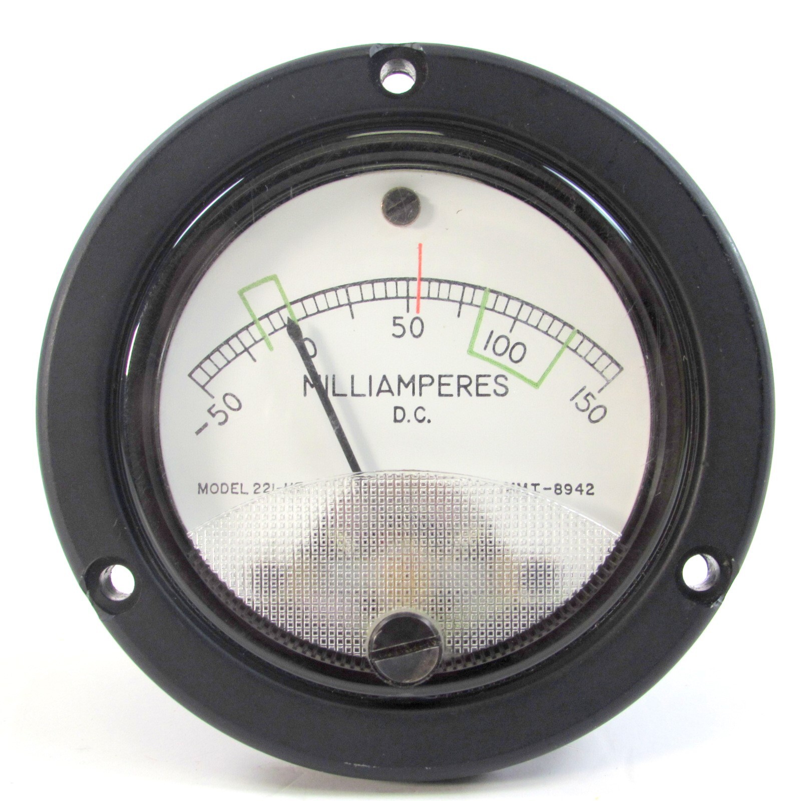 Metermod Instruments MMI8942 DC Ammeter 221-HR -50ma to 150ma 6625-00-875-4617
