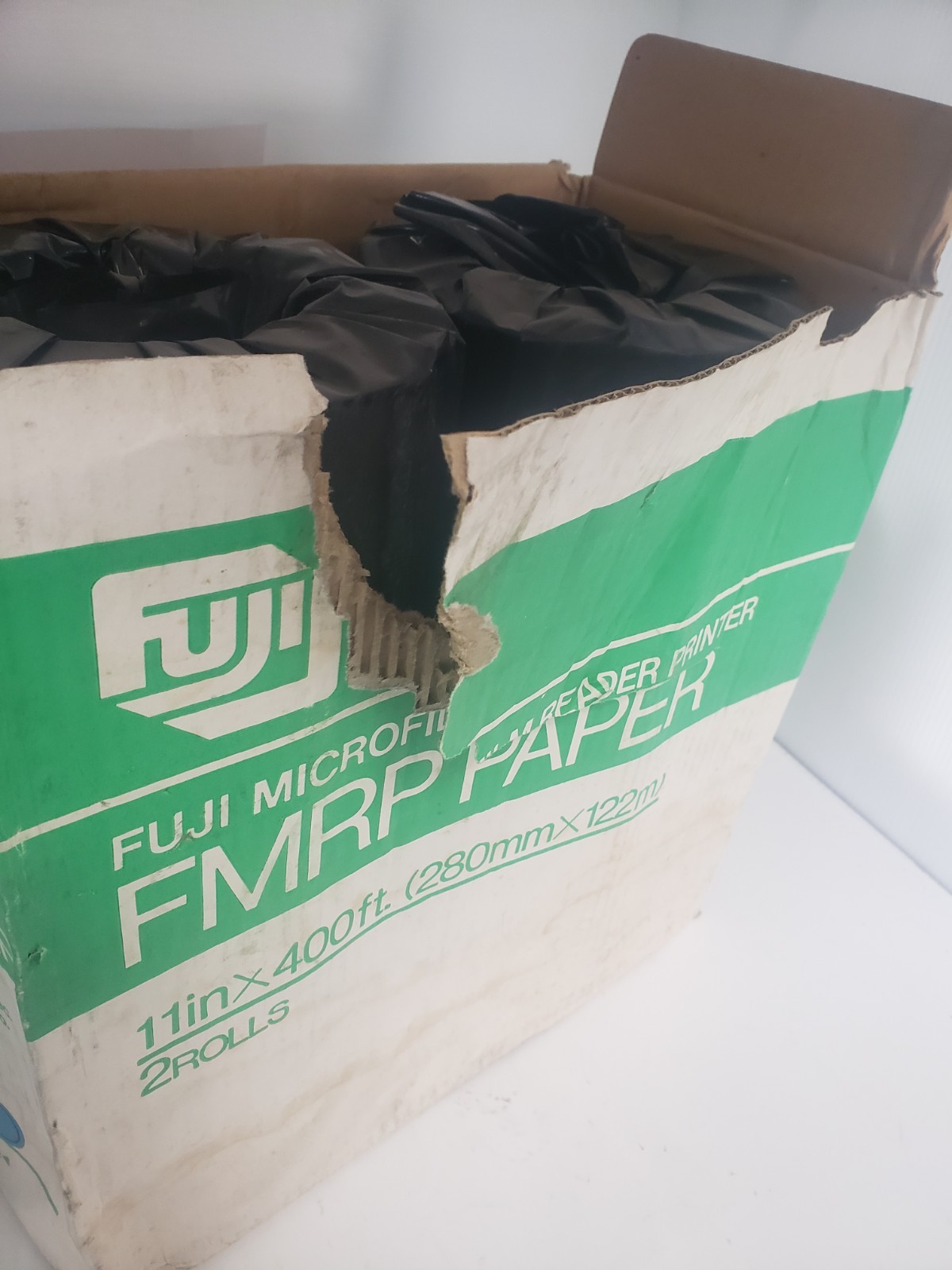 FUJI MICROFILM READER PRINTER FMRP PAPER 11″x 400′, BOX OF 2, NIB