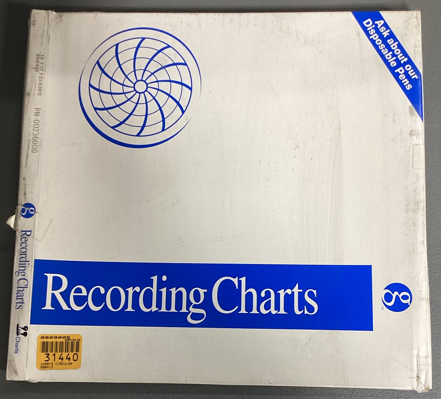Graphic Controls PN-00236000 Recording Charts To Fit Foxboro 898413 (99 Charts)