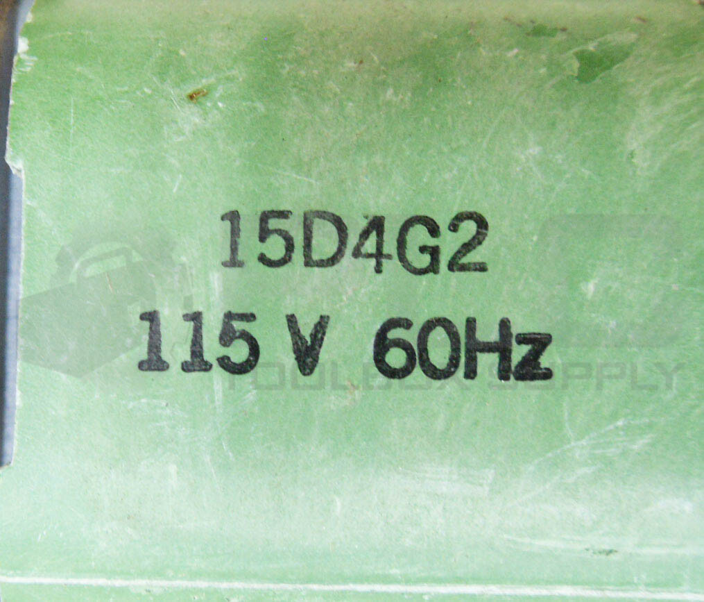 GENERAL ELECTRIC CR9500B100A2A INDUSTRIAL SOLENOID W/ 15D4G2 COIL
