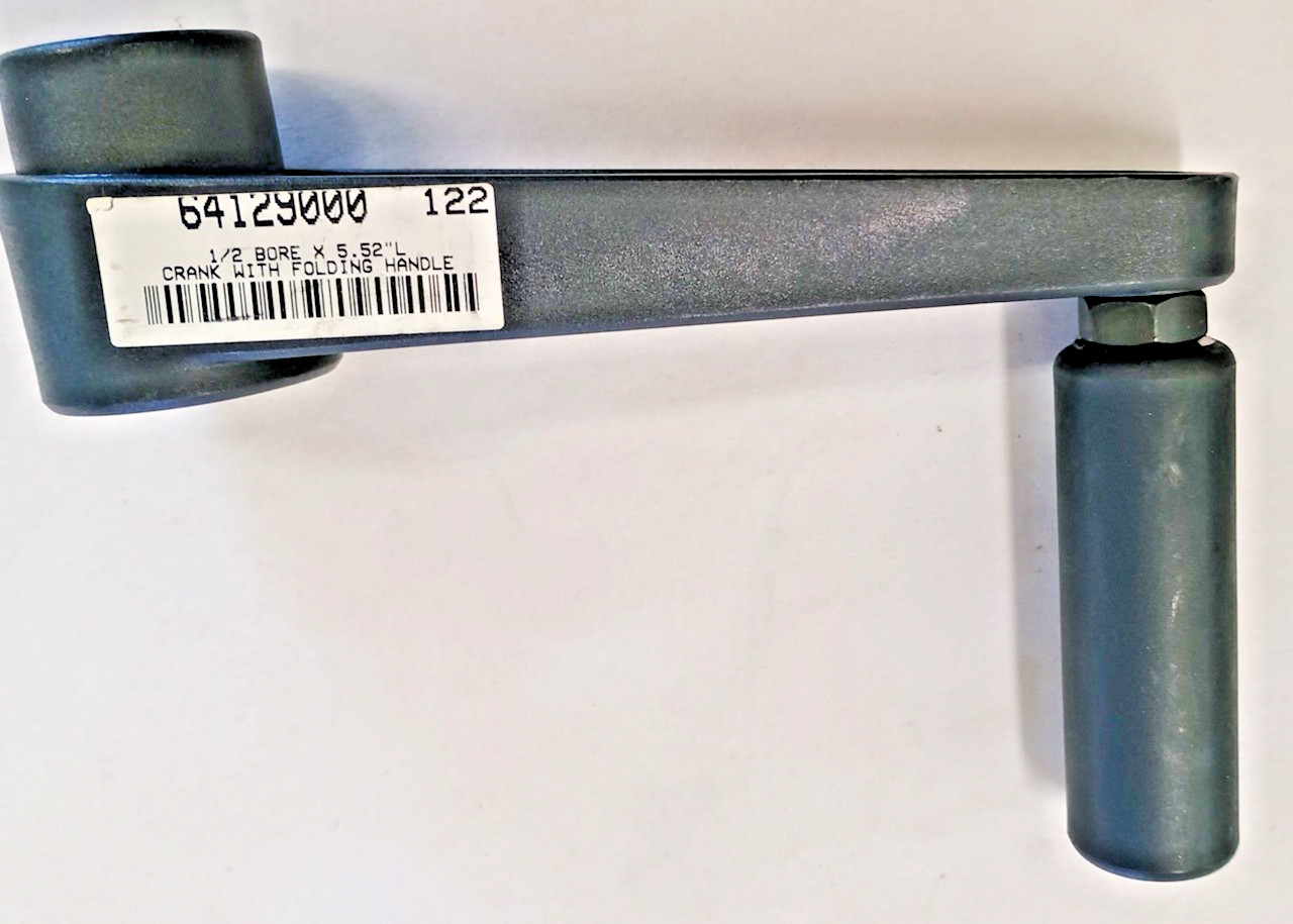 Folding Crank Handle 1/2″ Bore #64129000 Plain Bore 5.52″ Long