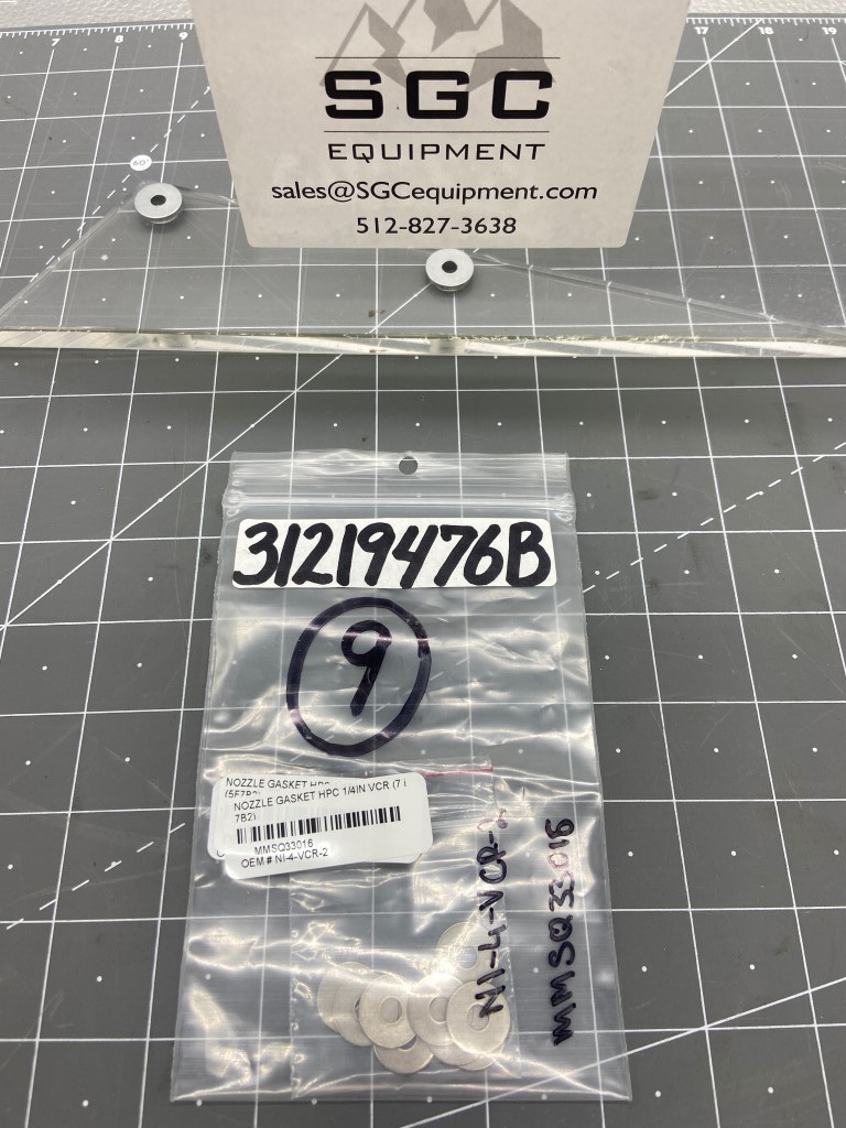 Solid State Equipment Corporation/SSEC Nozzle Gasket HPC PN: NI-4-VCR-2