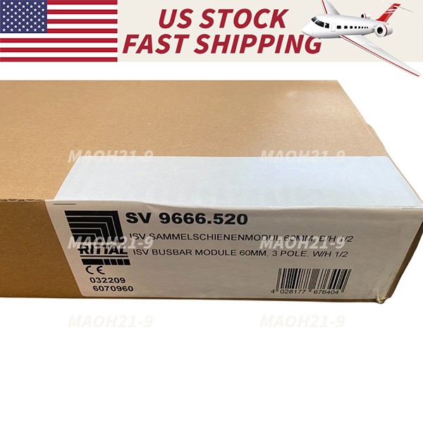 Rittal 9666520 ISV BUSBAR MODULE 60MM, 3 POLE, W/H 1/2 SV 9666.520