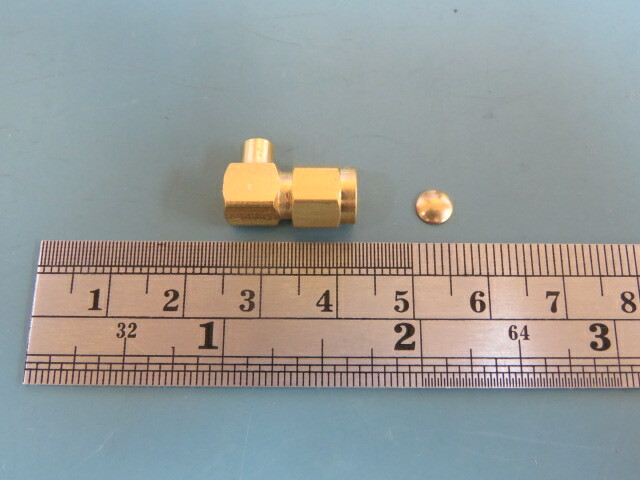 AMPHENOL 901-9221-1A Qty of 3 per Lot SMA Connector Plug, Male Pin 50Ohm Free H