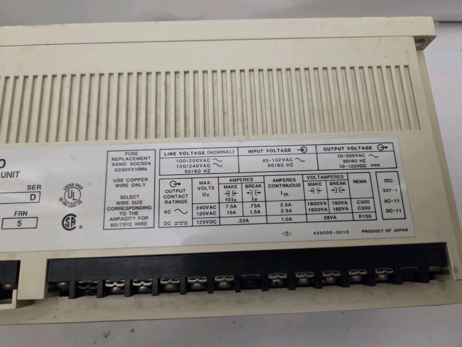 NEW GENUINE ALLEN-BRADLEY 1745-LP101 SER D, NEW OTHER