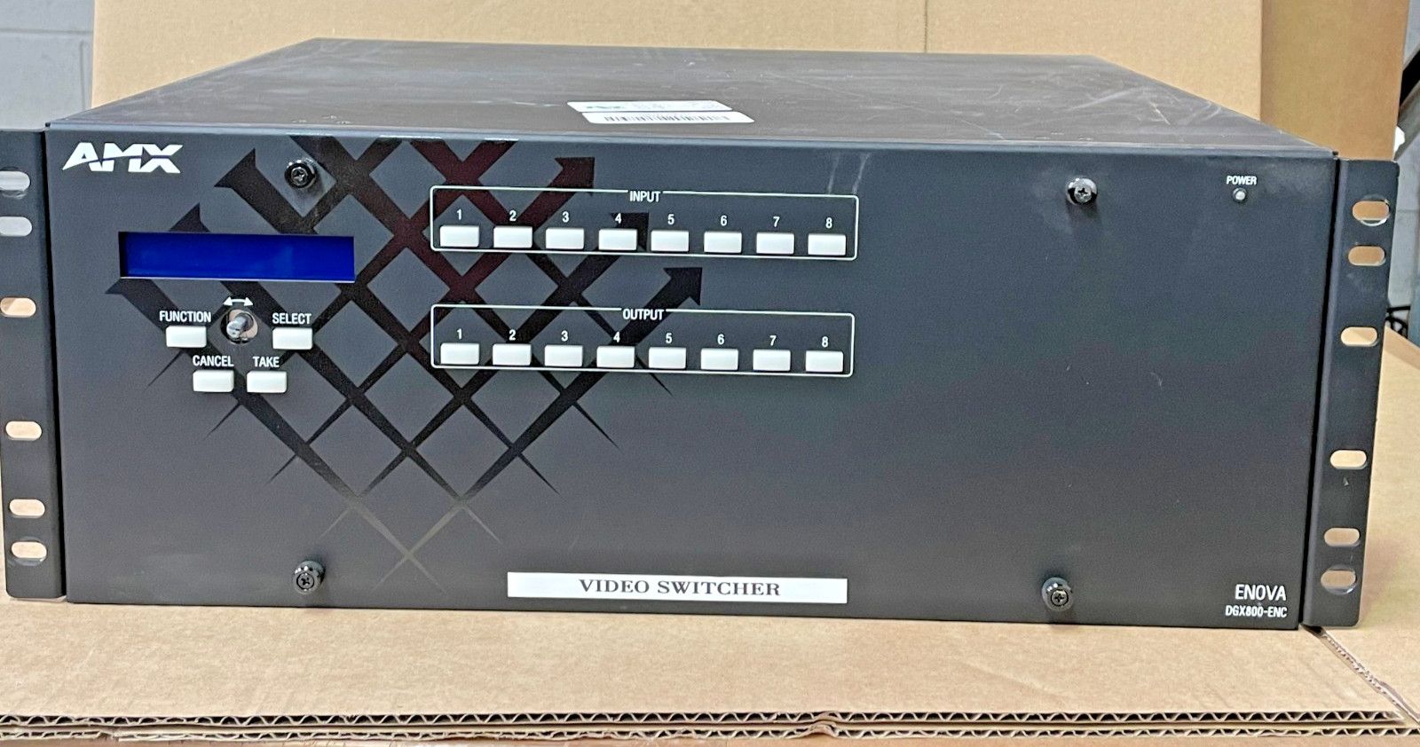 AMX Enova DGX800-ENC Video Matrix Switcher 8×8 AV Switcher Rackmount