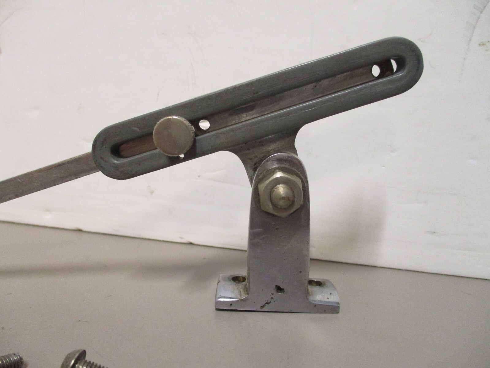 Depth Guide Arm and Mount for Vintage Wolf Model R Electric Fabric Cutter