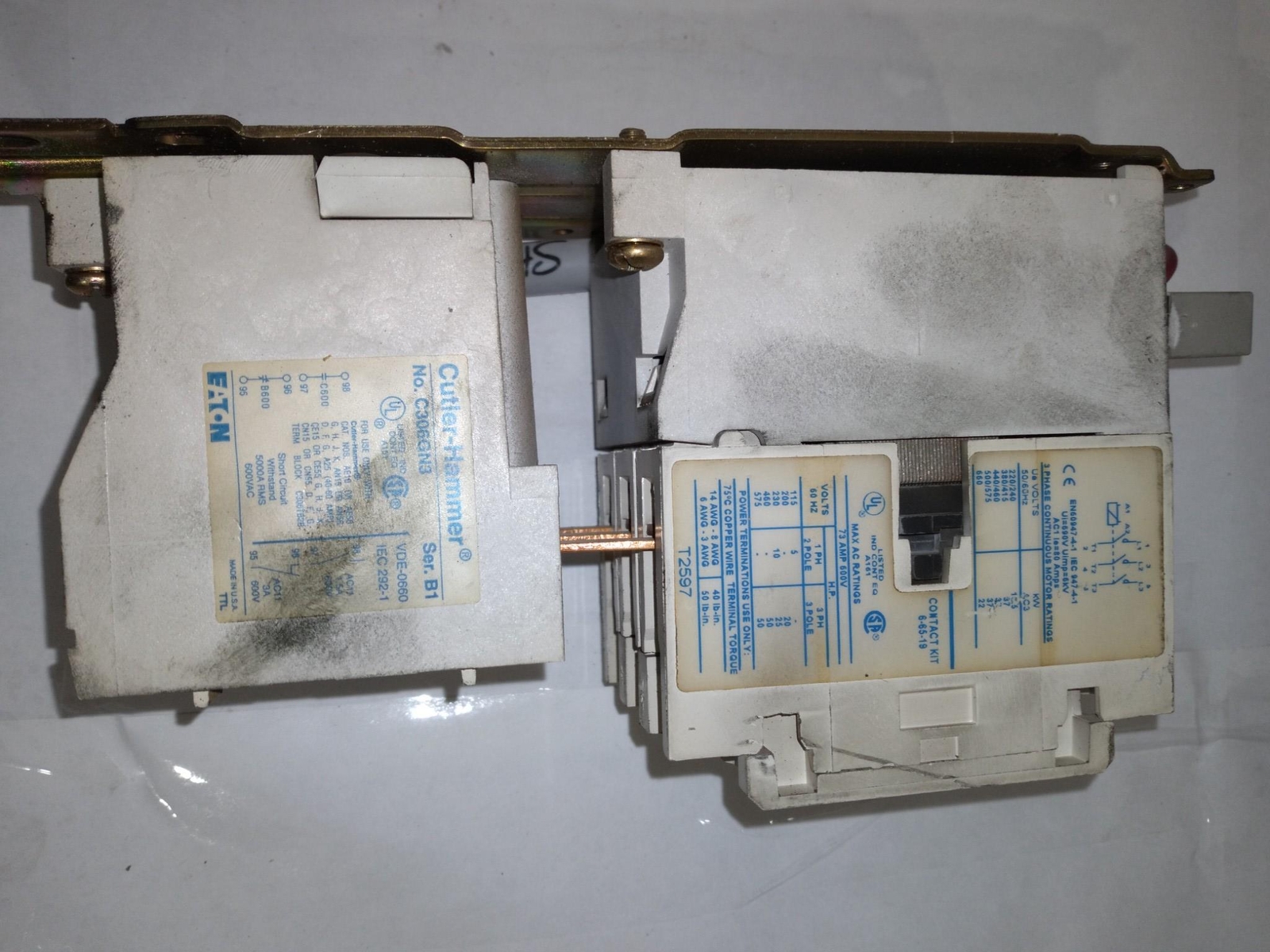 CUTTLER HAMMER AE16KN0 SERIES B1 C320KGS1 C306GN3