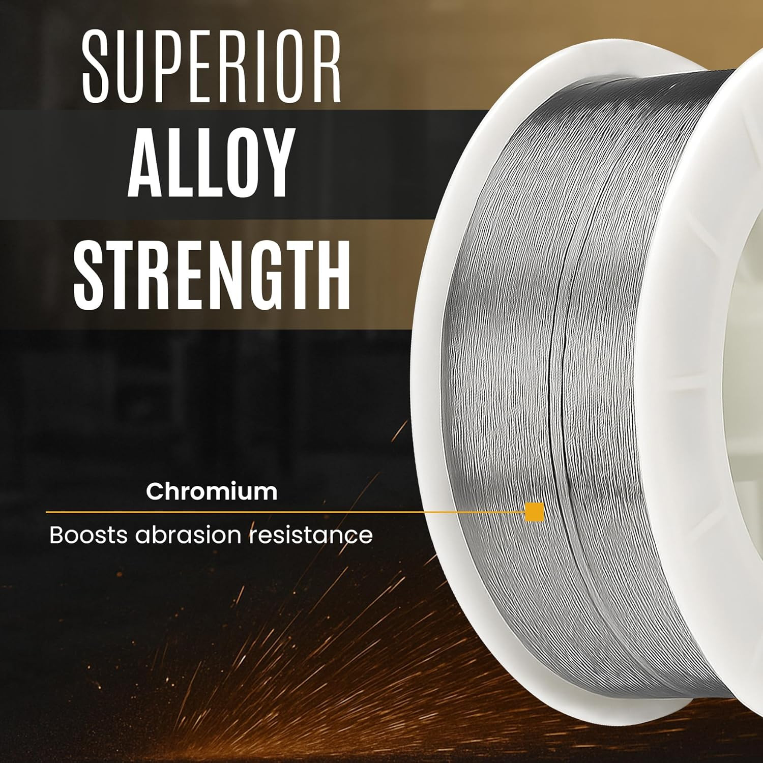 Ranomatic 969G Hardfacing Wire, General Purpose Welding Wire, Extreme Abrasion R