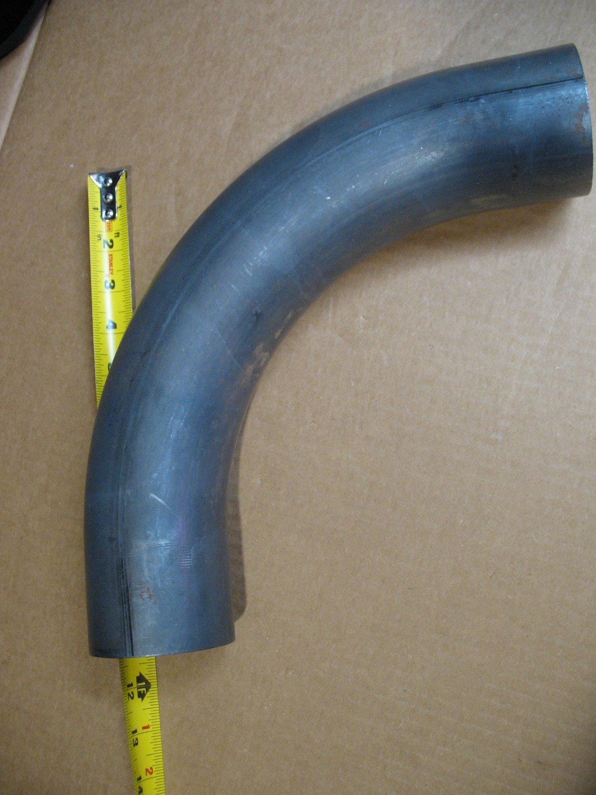 3″ Inch OD, 90 Degree Bend, 16 Gauge Steel Tubing Elbow. 11″ Inch Leg Length.
