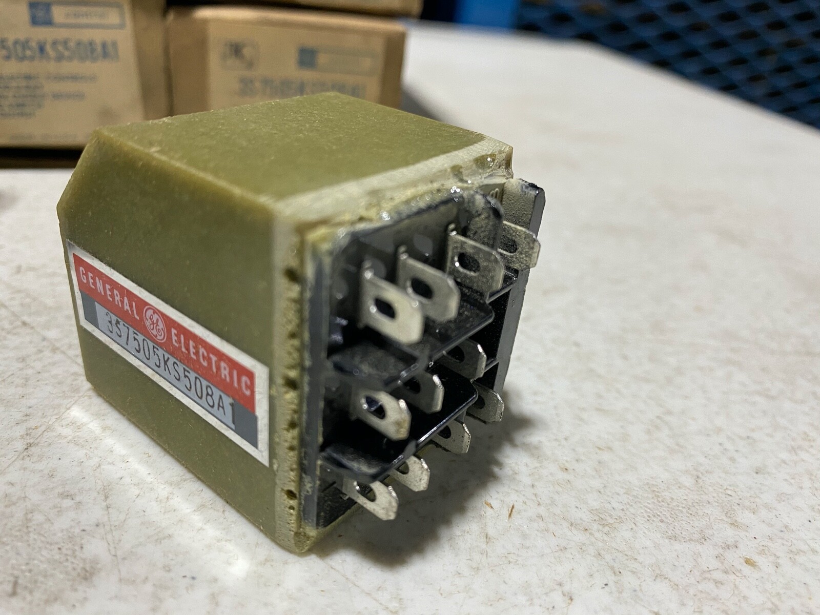 1x GE 3S7505KS508A1 Photoelectric Controls Mod-U-Ray Relay Hybrid Switch, NOS