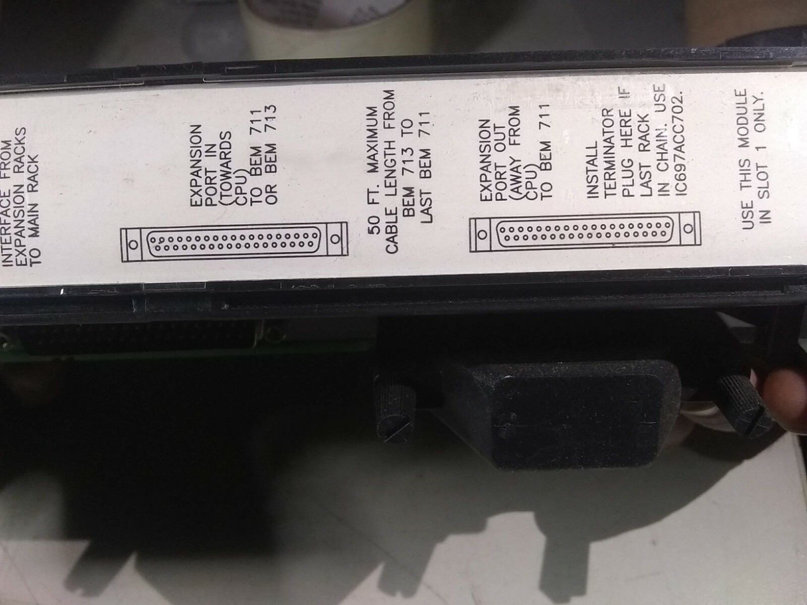 GE FANUC IC697BEM711 FM CL. I, DIV. 2 GP. A,B,C,D HAZ.