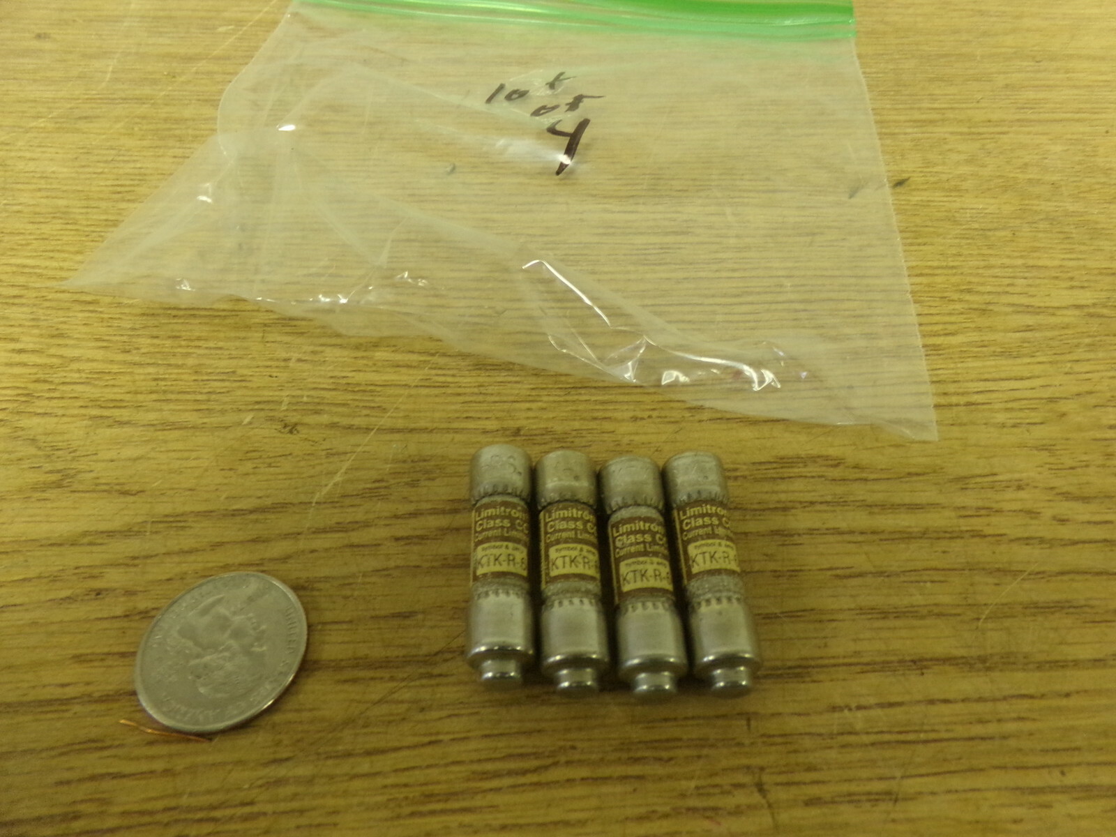 Limitron Class CC KTK-R-6 6A Fuses, Lot of 4 *FREE SHIPPING*