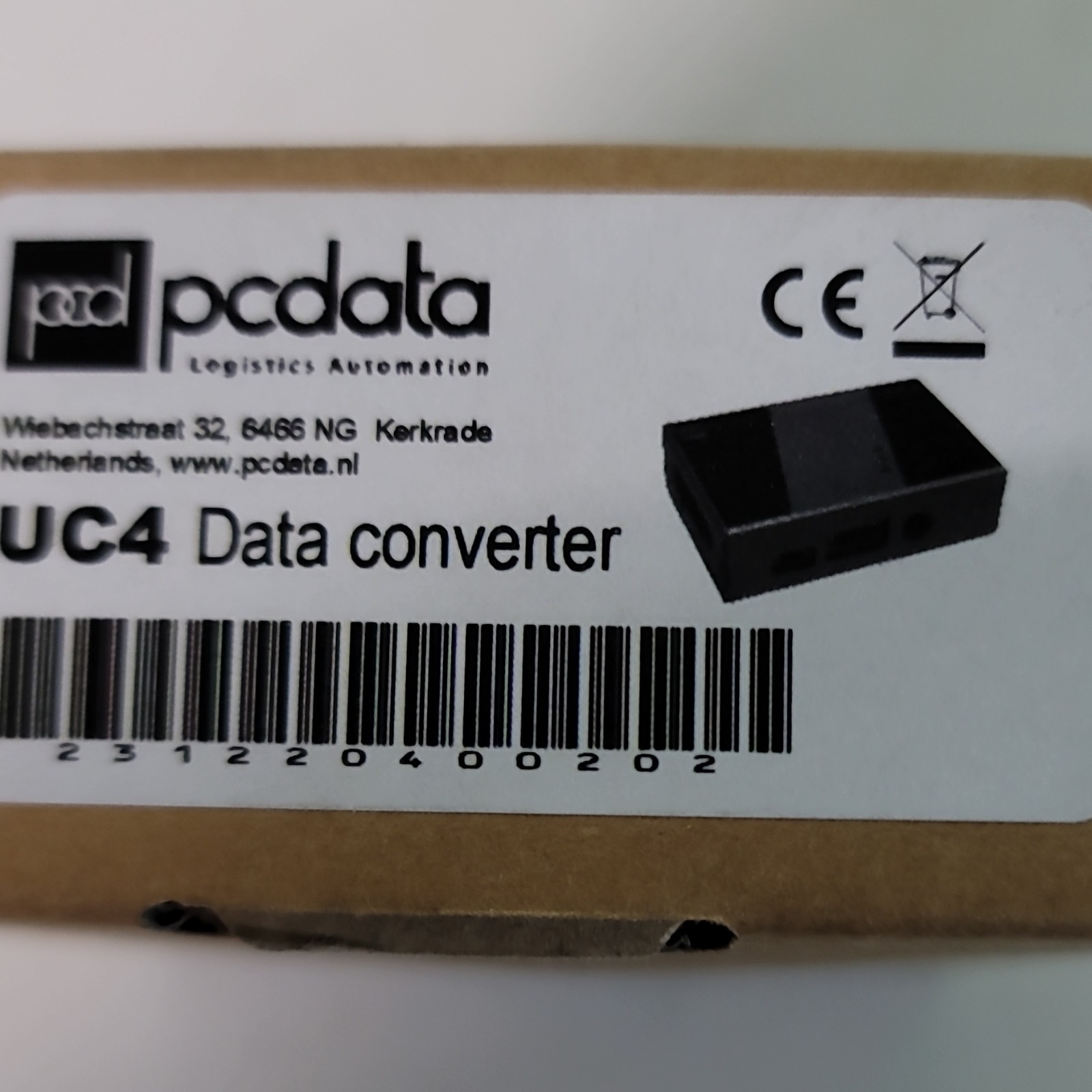 pcdata UC4 Data Converter Logistics Automation 16-27V DC 2.1W PN 2312204002022