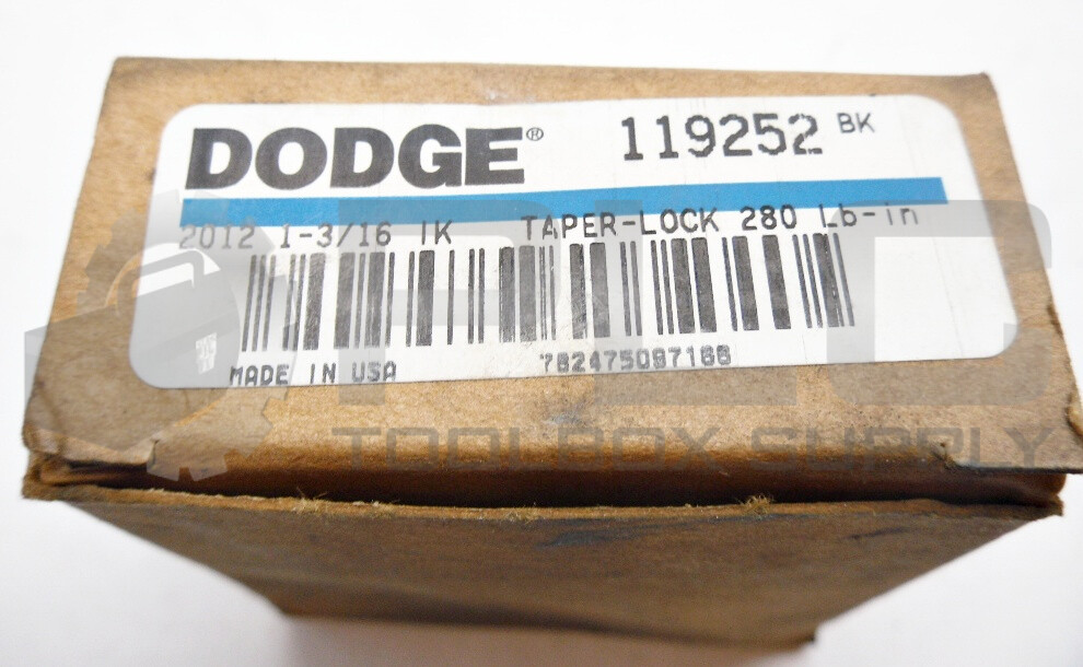 NEW LOT OF 2 DODGE 119252 BRUSHING 1-3/16 IK