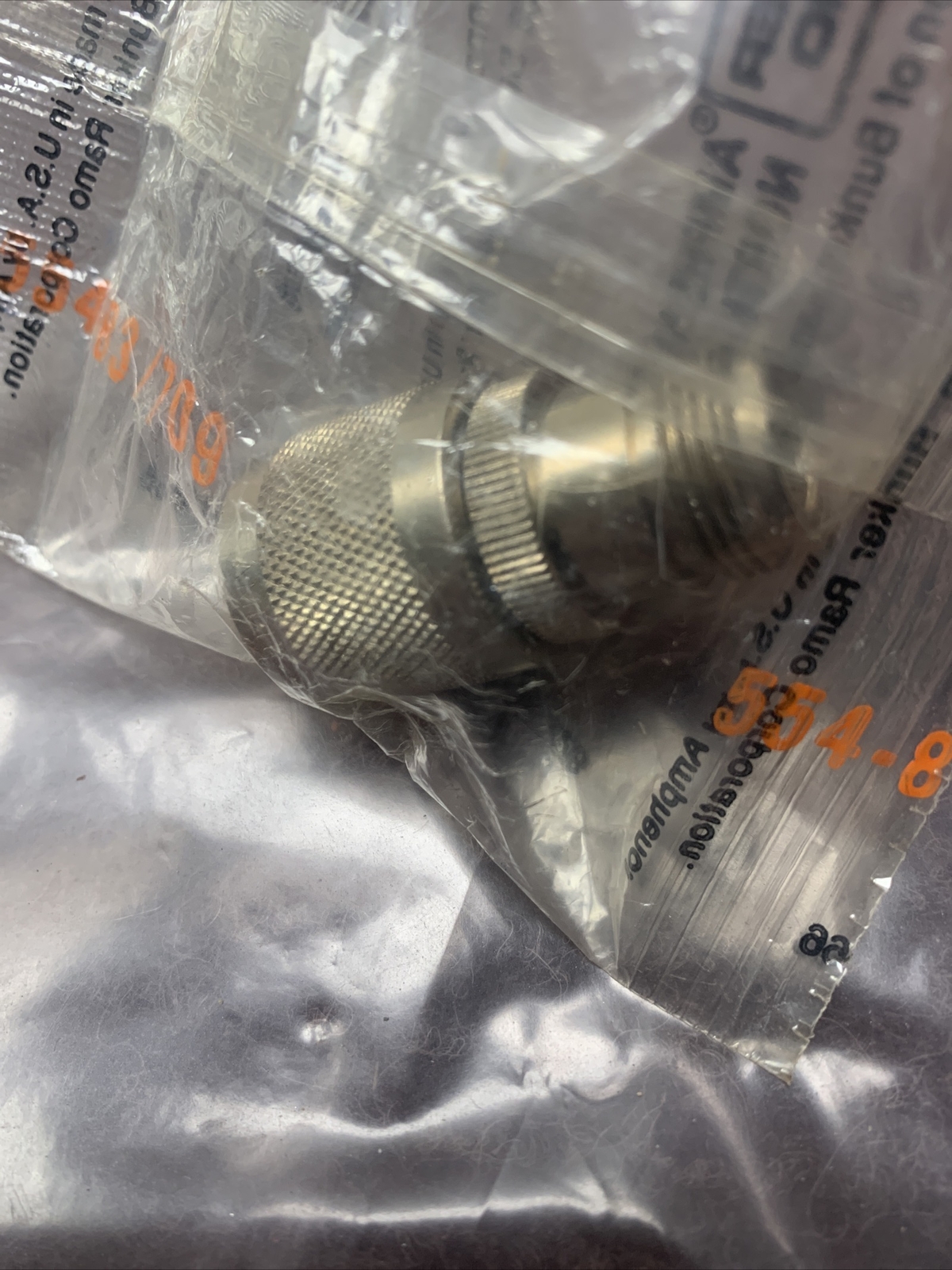 NEW Bunker Ramo Amphenol 999-226 Male BNC Connector 554-83/709