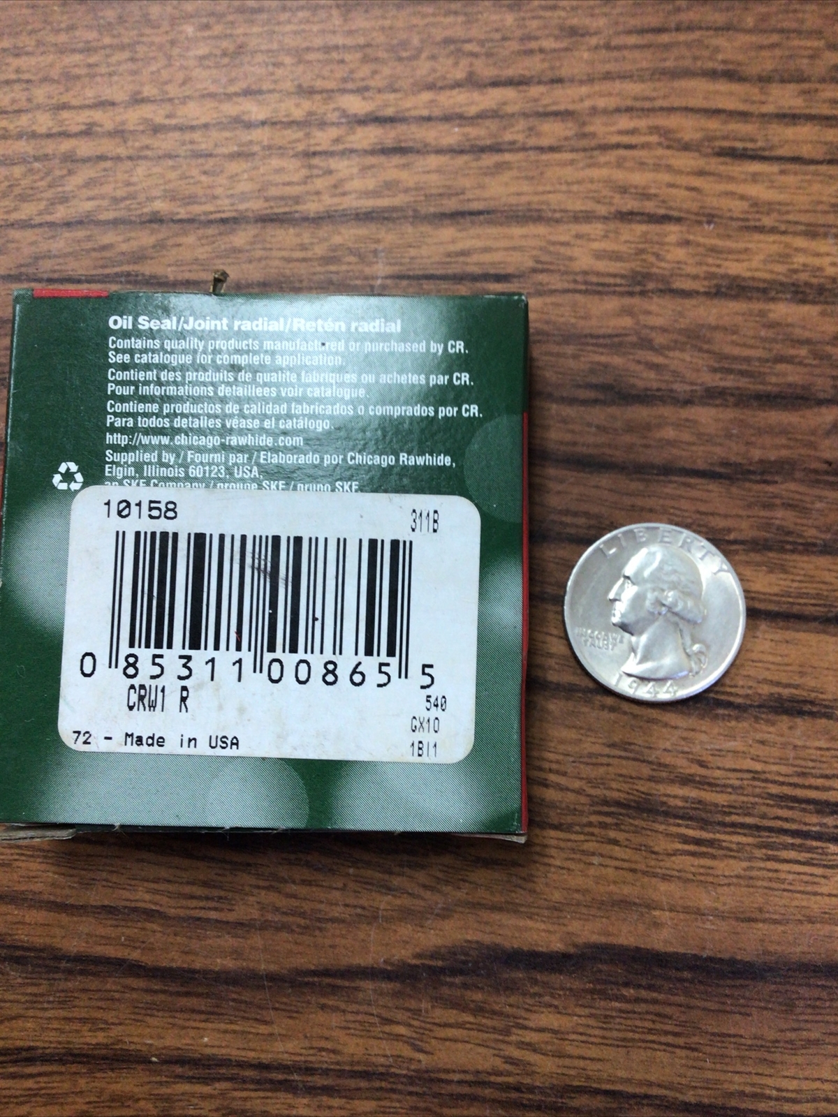 (7) CHICAGO RAWHIDE & SKF OIL SEALS 10158 (TA49MS)
