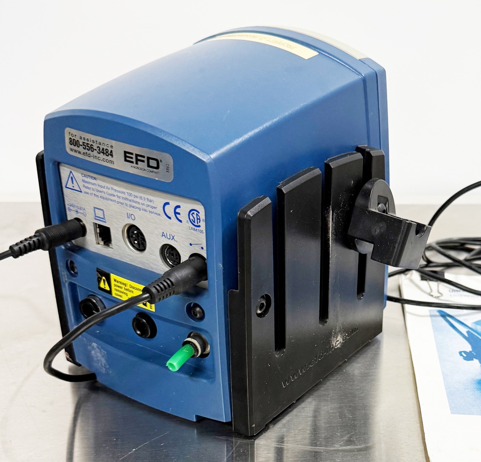 EFD Ultra 2400 Workstation Precision Digital Fluid Dispensing Unit + Foot Pedal