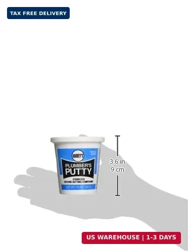 Harvey’s WM Harvey 043010 Stainless Plumbers Putty, 14 oz