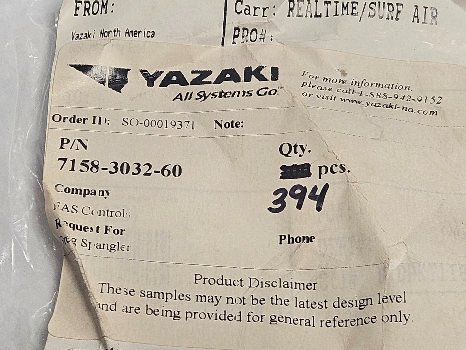 Lot of 394 Yazaki 7158-3032-60 Green Rubber Wire Seal New