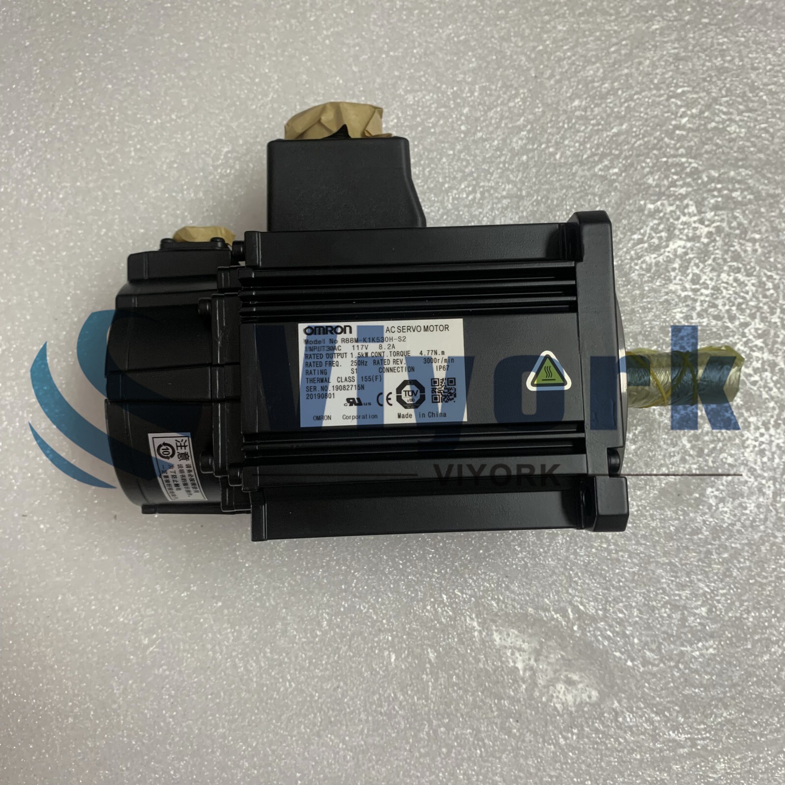 Omron R88M-K1K530H-S2 SERVO MOTOR AC G5 SERIES 1.5KW 240V 3000RPM NEW