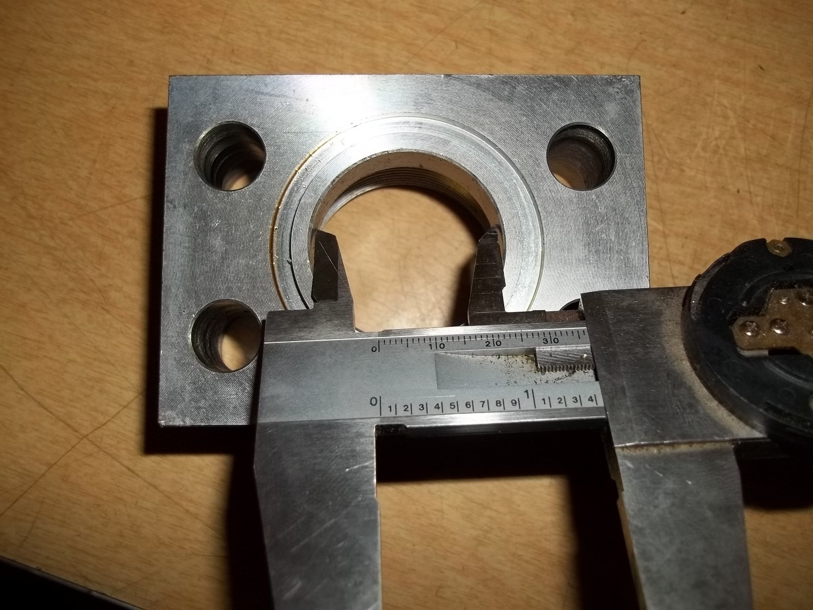 Flange Block 1173 24 24 2-3/4″ x 3-1/2″ x 1-23/32″ ID 1-1/2″ OD 1-6/8″