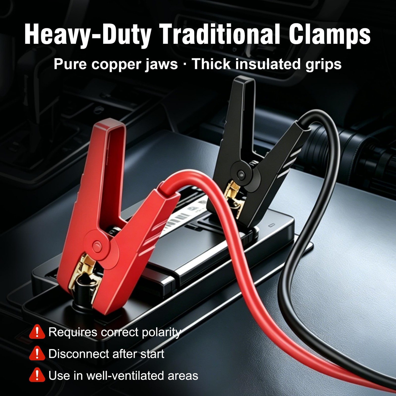 Jump Starter 5000A Peak, Jump Box 12V Battery Jumper Starter Portable, Jump P…