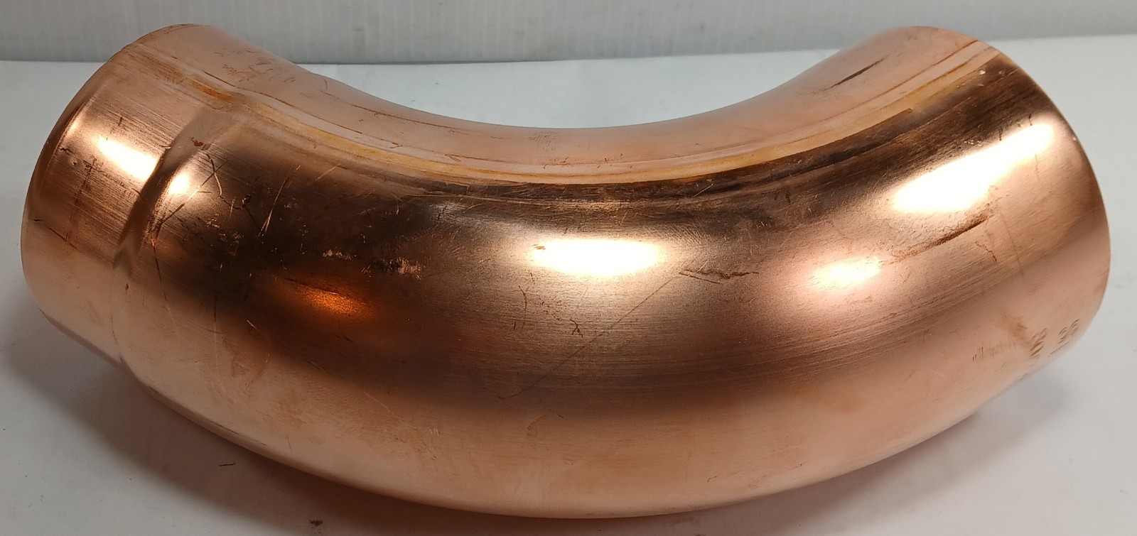 1 NEW ST 80/72° 3” 80mm PLAIN ROUND SEAMLESS COPPER ELBOW NNB ***MAKE OFFER***