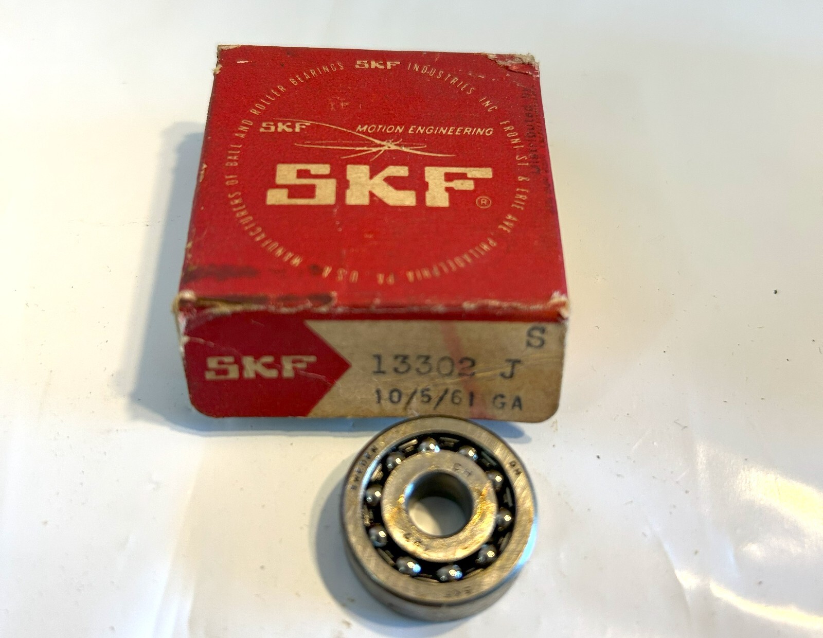SKF 13302 J 127 Double Row Self Aligning Ball Bearing 7x22x7mm NIB NOS
