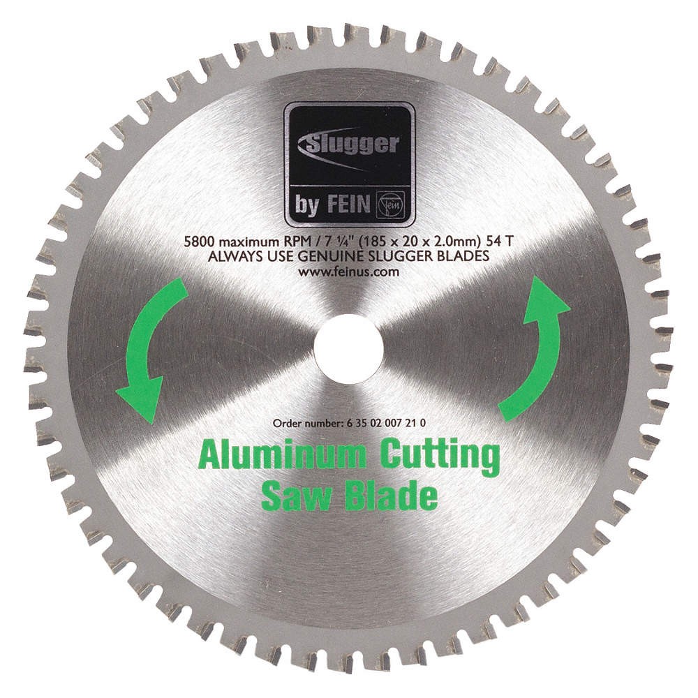 FEIN MCBL0725-ALM Circular Saw Blade,7 1/4 in,54 Teeth 34NL91