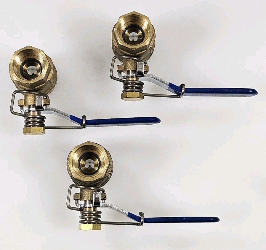 (3pk) Midwest Controls 1WMP2 3/4″ FNPT Spring Return Ball Valve《NEW》Great Deal