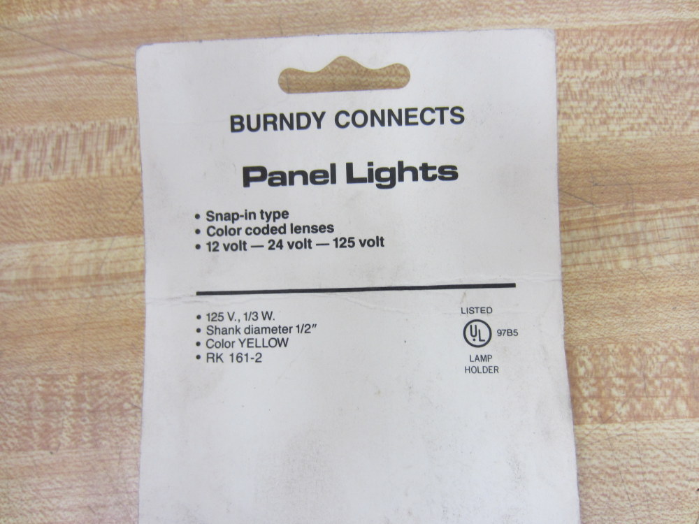 Burndy RK 161-2 RK1612 Panel Light