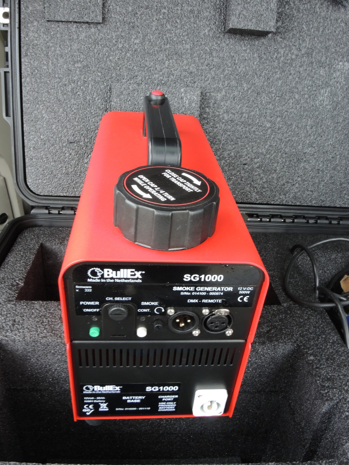 NEW! Lion/BullEx Smoke Generator 1000 SG1000 for Fireman Training in Hard Case