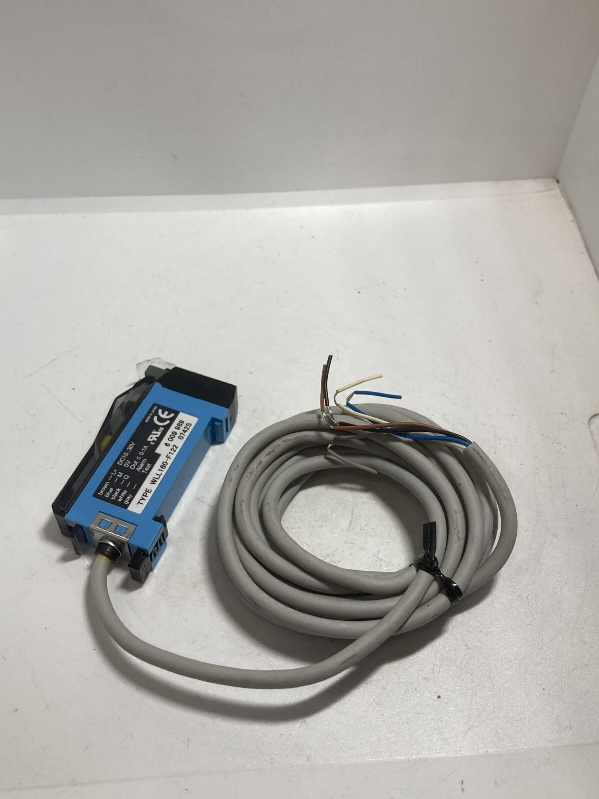 SICK WLL160-F122 PHOTOELECTRIC SENSOR FIBER OPTIC 10-30VDC LED NNB