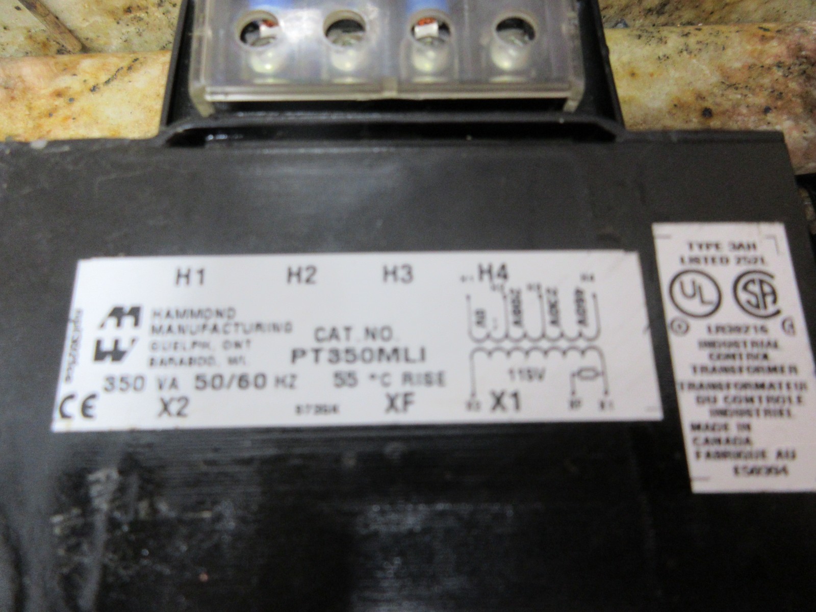 1998 HARDINGE COBRA LC-65 HAMMOND PT350MLI MACHINE TRANSFORMER EACH 1