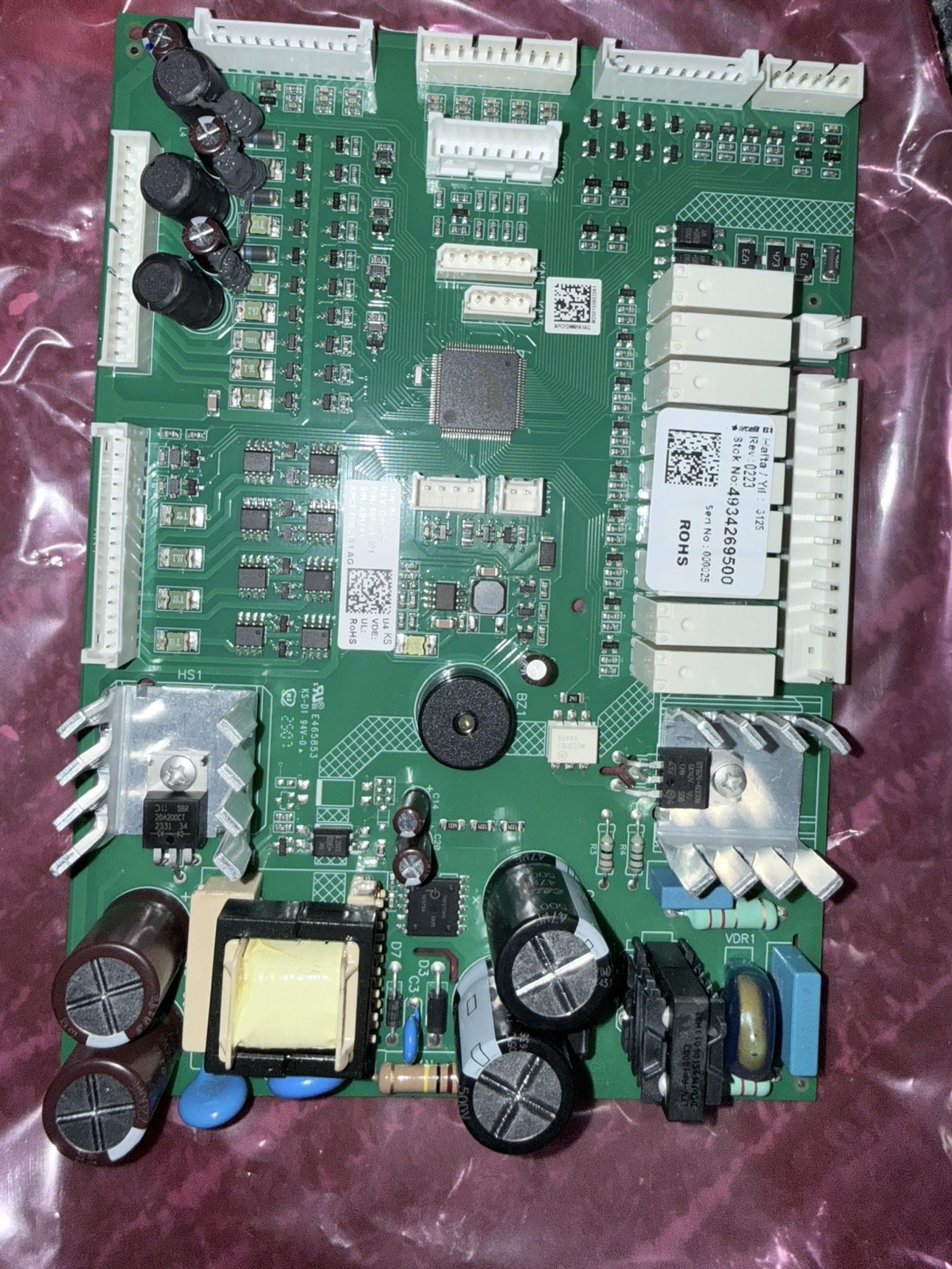 🌟🌟NEW OEM GENUINE Blomberg / BEKO 4934269500 U4 Control Board FRV3K V0B🌟🌟